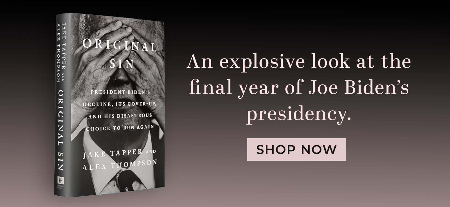 An explosive behind the scenes look at the final year of Joe Biden's presidency. Original Sin: President Biden's Decline, Its Cover-Up, and His Disastrous Choice to Run Again by Jake Tapper, Alex Thompson. Shop Now