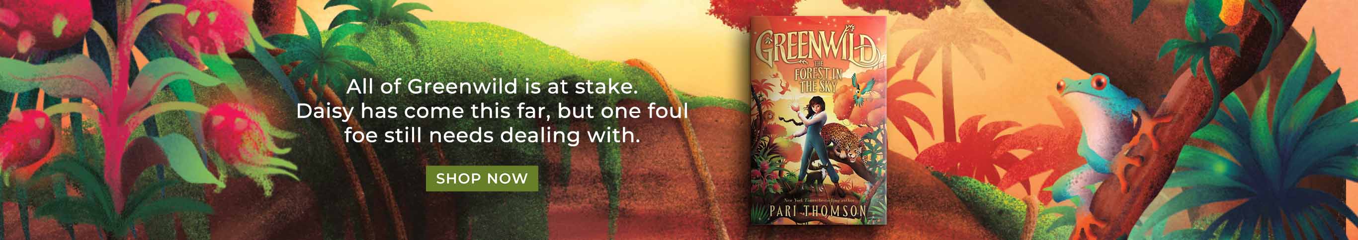 All of Greenwild is at stake. Daisy has come this far, but one foul foe still needs dealing with. Greenwild: The Forest in the Sky by Pari Thomson. Shop Now